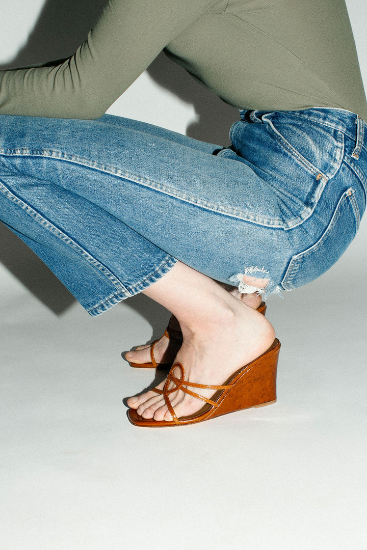 Maryam Nassir Zadeh - Sella Patent Opera Wedge – BONA DRAG