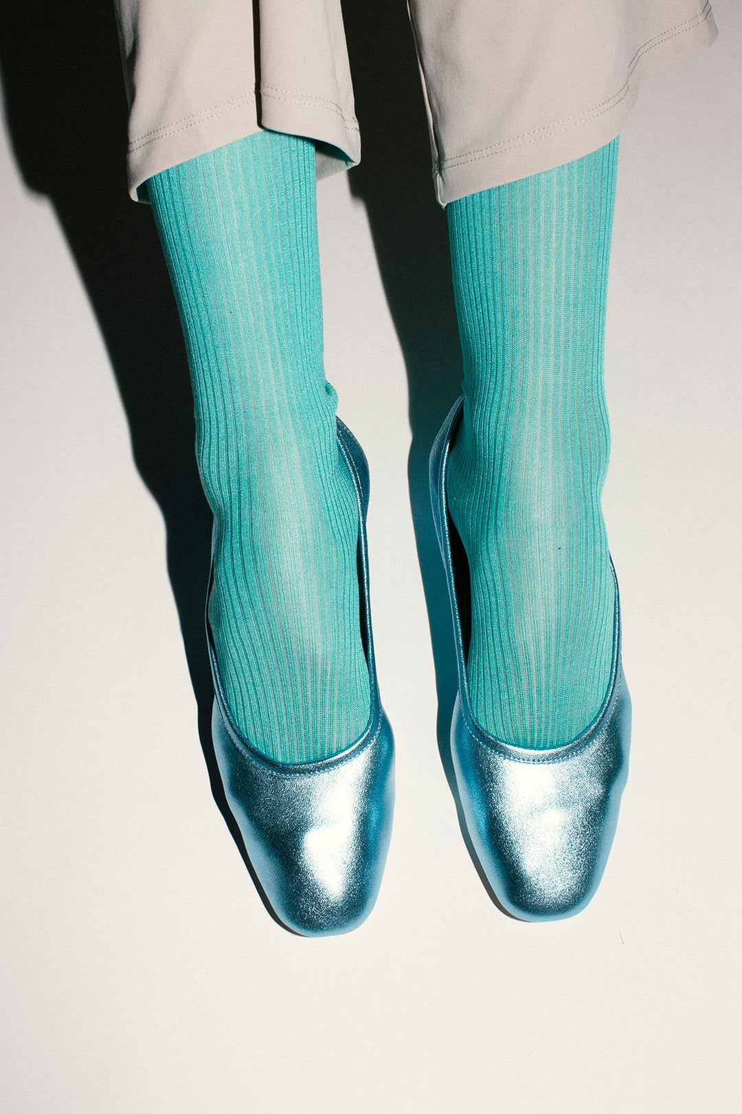 Maryam Nassir Zadeh - Metallic Turquoise Serafina – BONA DRAG