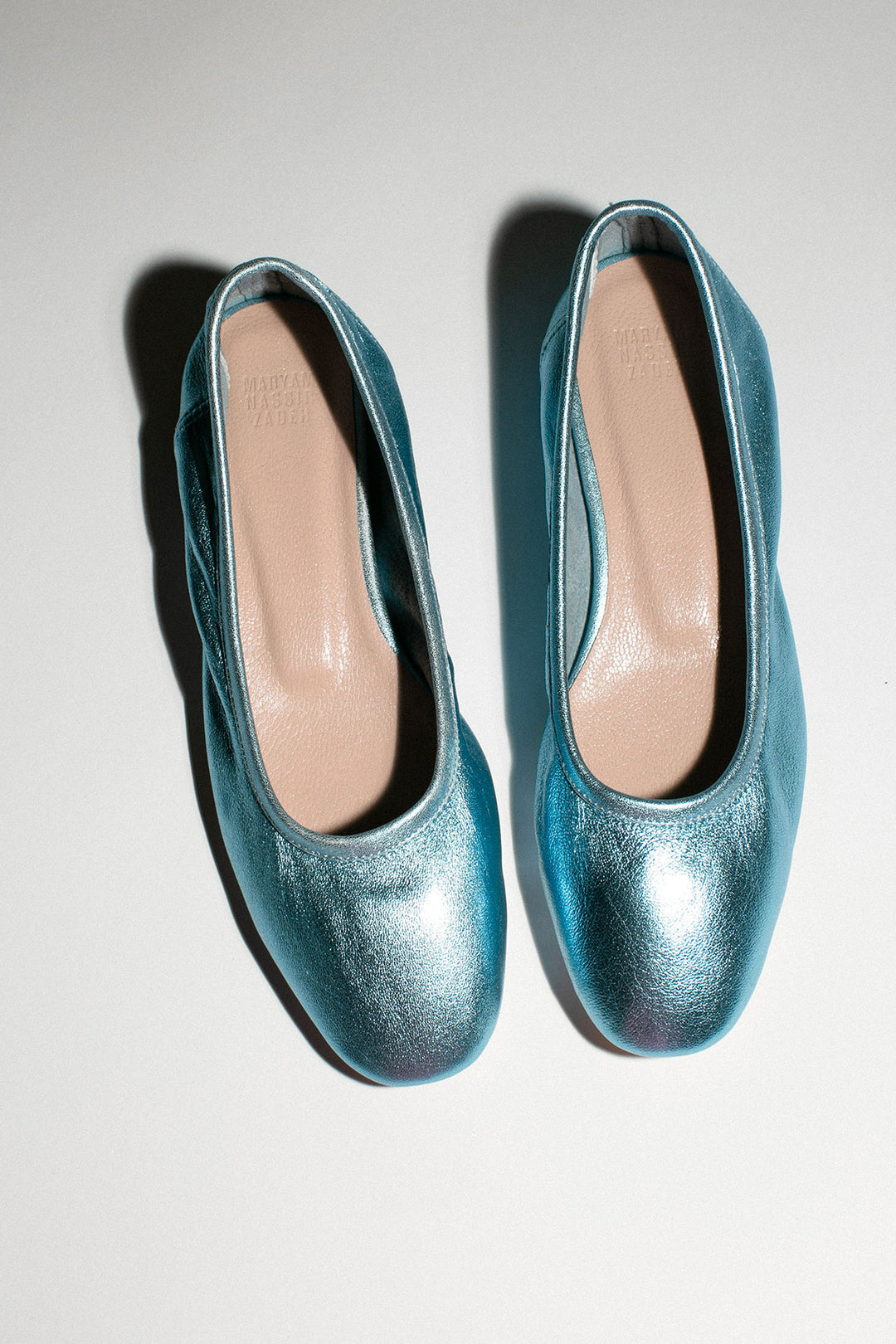 Maryam Nassir Zadeh - Metallic Turquoise Serafina – BONA DRAG