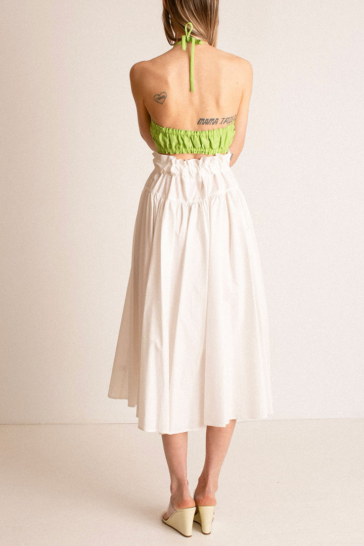 SALE 30% OFF - Maryam Nassir Zadeh - White Carlita Skirt – BONA DRAG