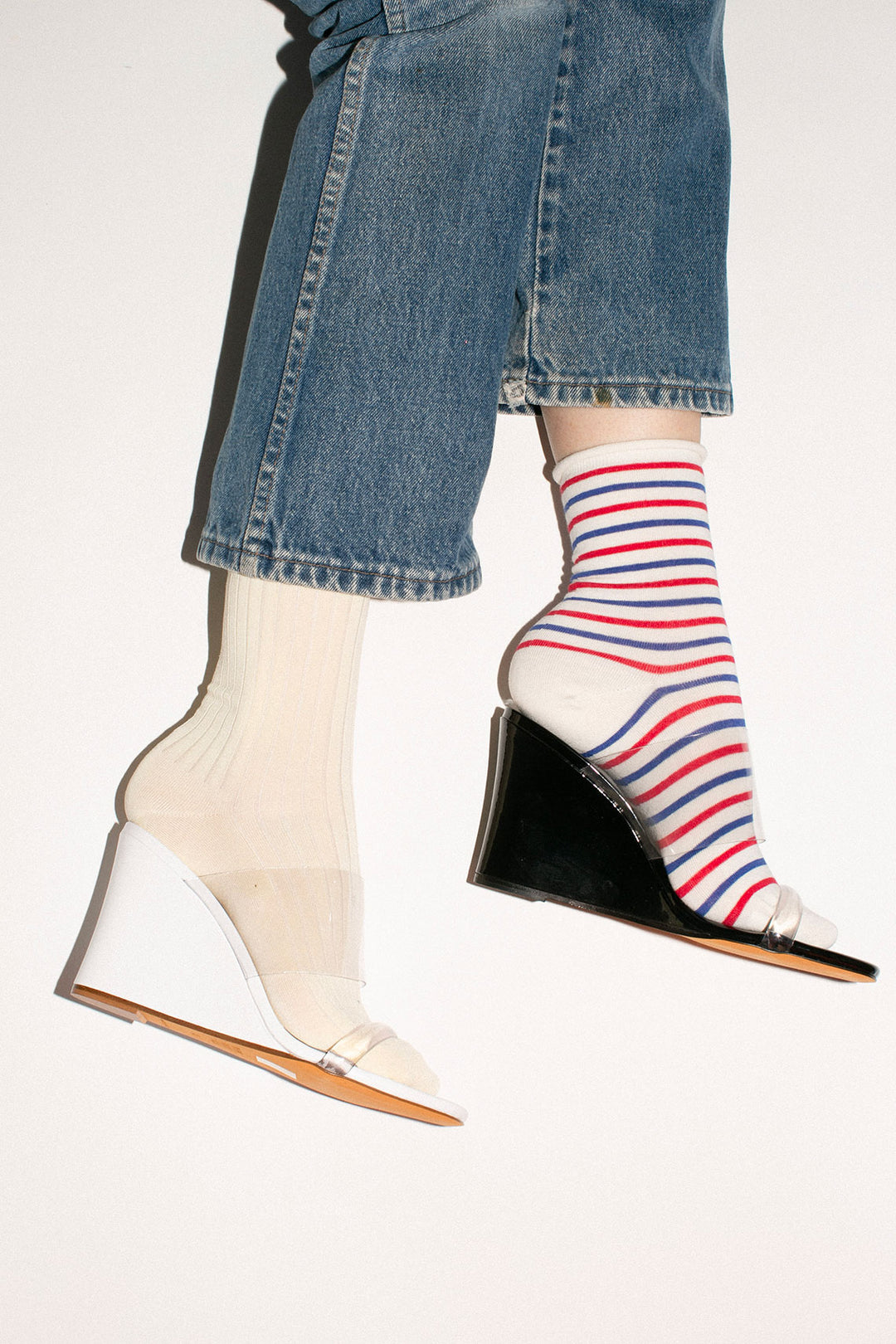 Maryam Nassir Zadeh - White Olympia Wedge – BONA DRAG