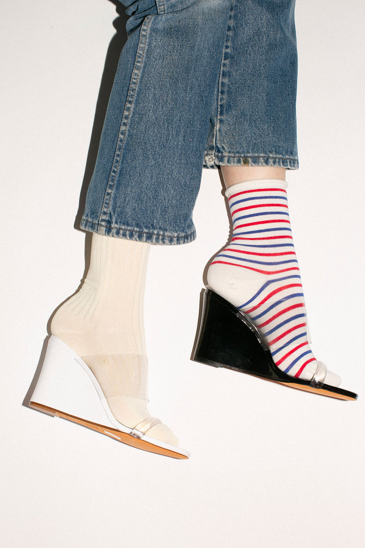 Maryam Nassir Zadeh - White Olympia Wedge – BONA DRAG