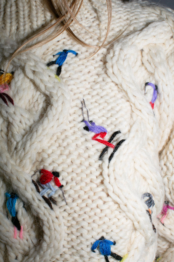 Mirstores - Skiers on the Slopes Sweater – BONA DRAG