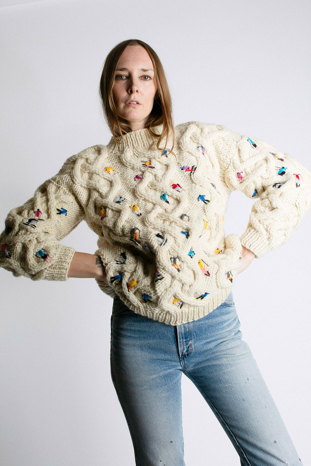 Mirstores - Skiers on the Slopes Sweater – BONA DRAG