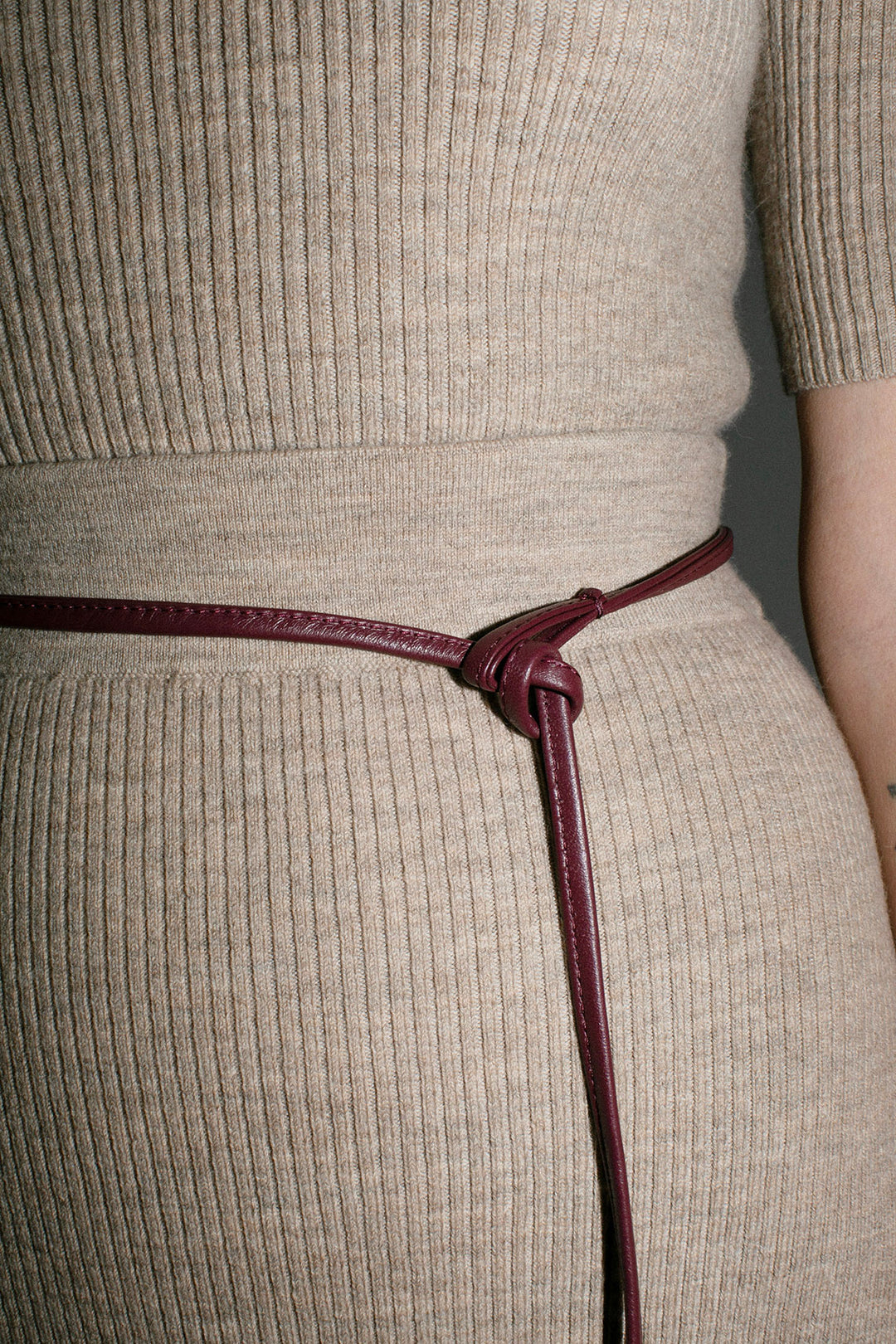 Modern Weaving - Burgundy Loop Belt – BONA DRAG
