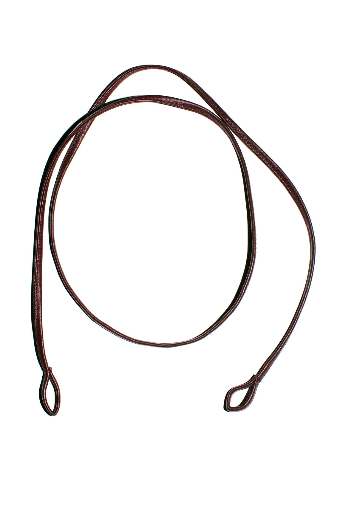 Burgundy Loop Belt