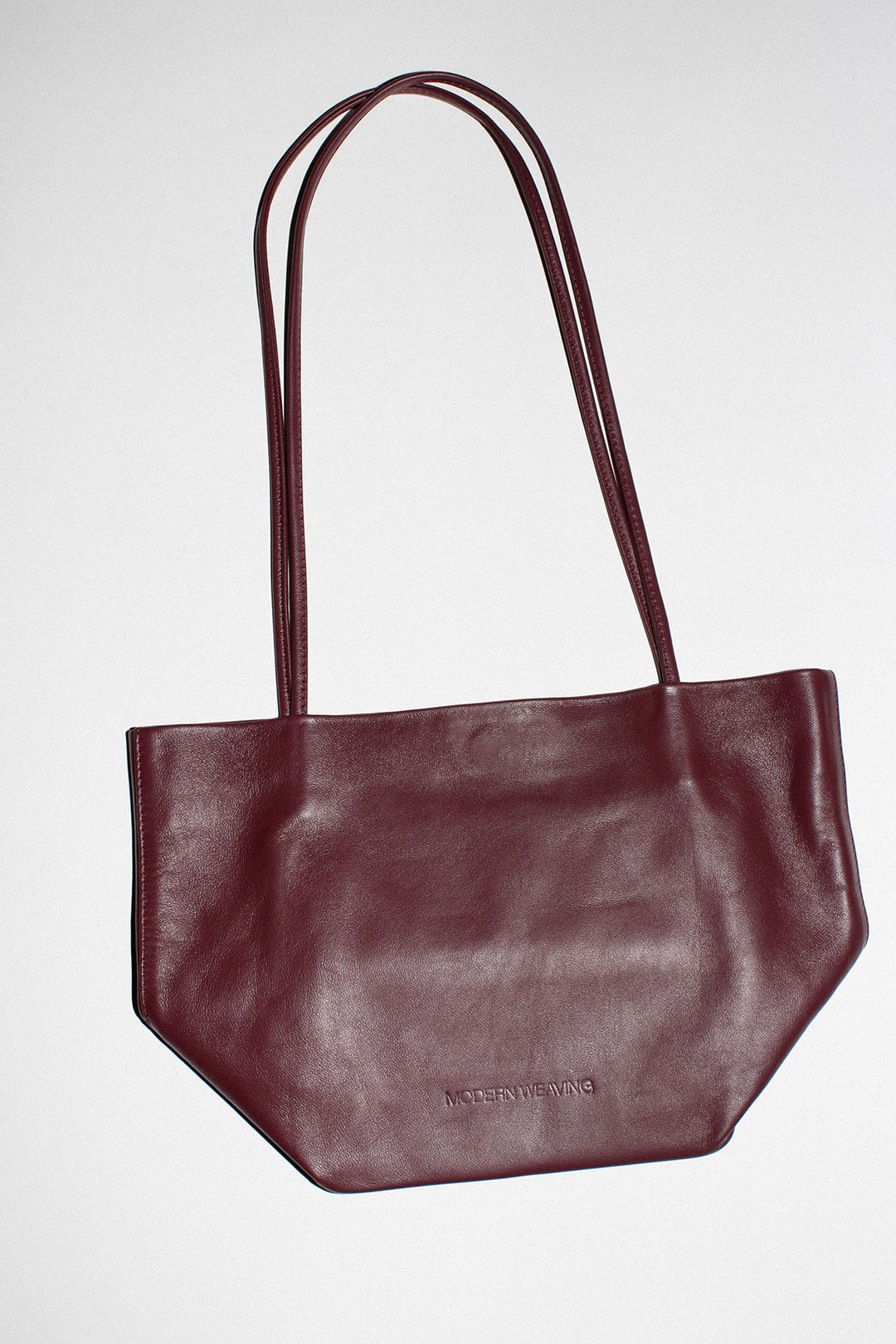 Modern Weaving - Burgundy Relaxed Basket – BONA DRAG