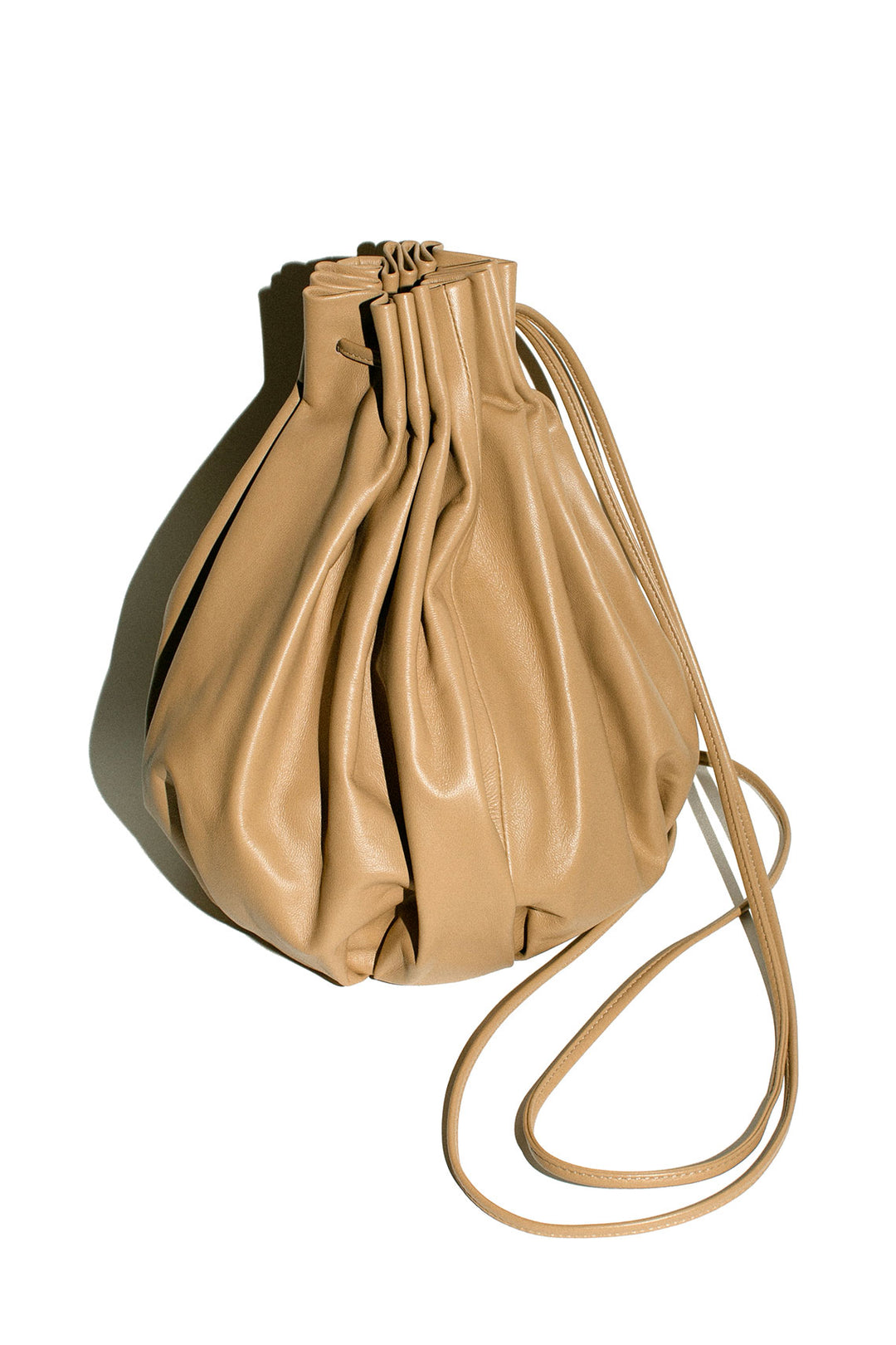 Modern Weaving - Camel Pleated Balloon Bag – BONA DRAG