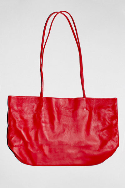 Modern Weaving - Crimson Large Relaxed Oval Tote – BONA DRAG