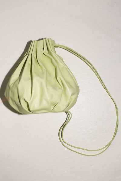 Mint Pleated Balloon Bag