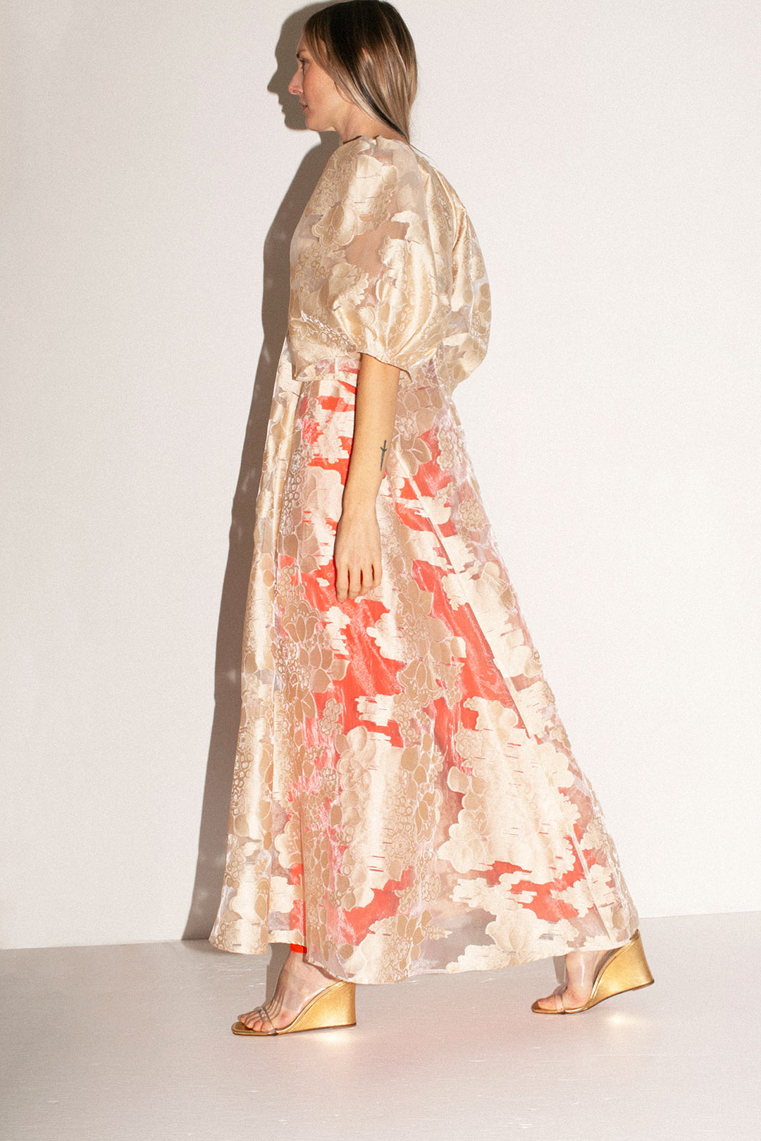 lexi farah dress champagne Mr. Larkin