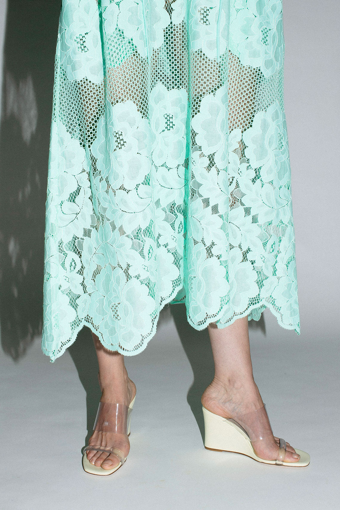 Seafoam Lace Lola Dress