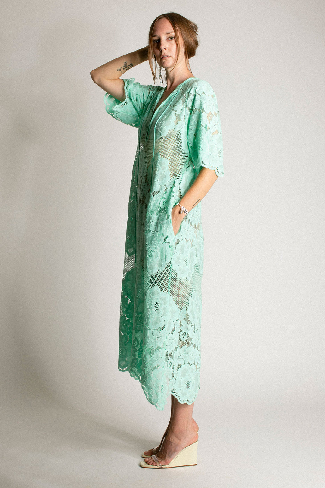 lace overlay dress midi Rebecca Lace Midi Dress