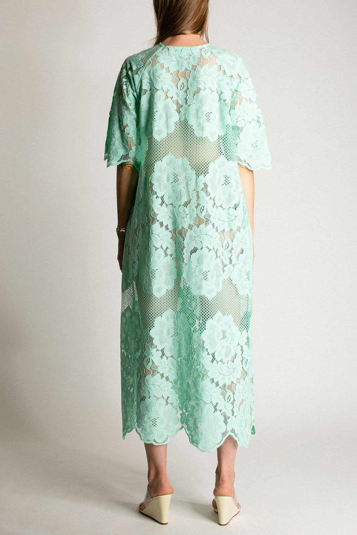 Seafoam Lace Lola Dress
