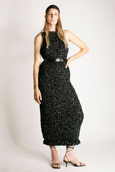 Black Ribbon Gown