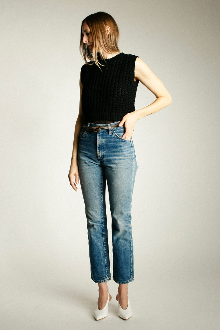 SALE 20% OFF - No.6 - Black Reed Knit Vest – BONA DRAG