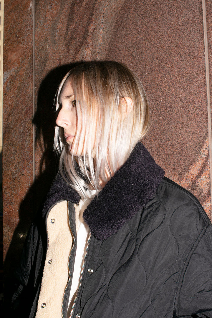 No.6 - Black Landmark Jacket – BONA DRAG