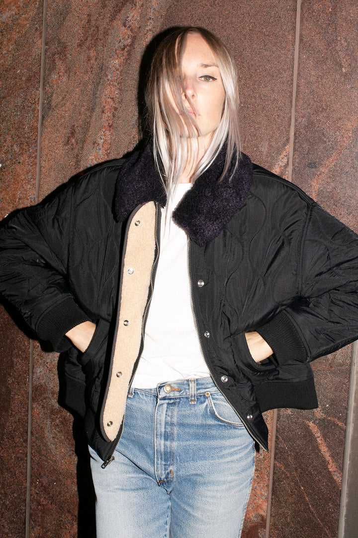 No.6 - Black Landmark Jacket – BONA DRAG No.6 - Black Landmark Jacket – BONA DRAG