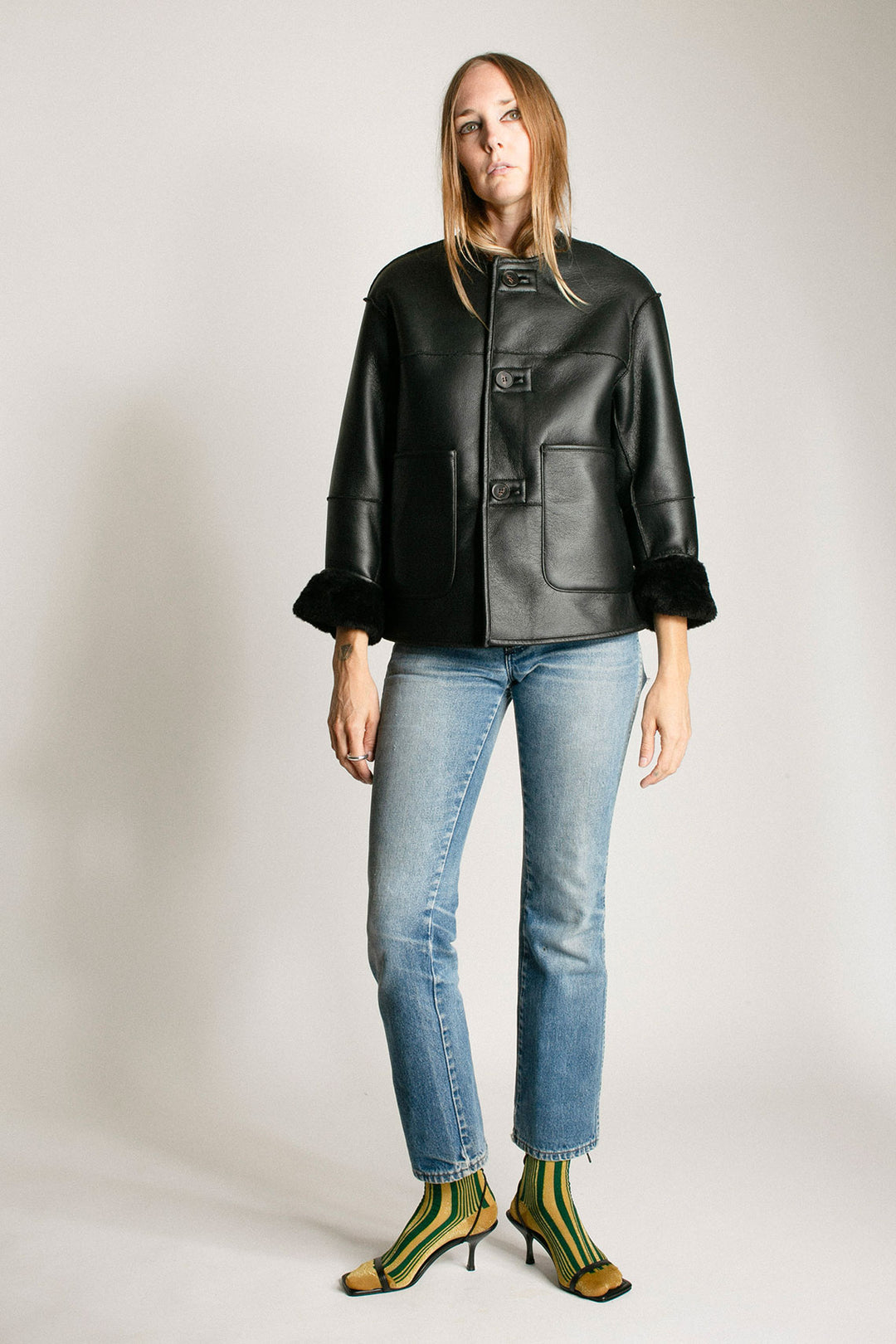 No.6 - Black Niels Reversible Jacket – BONA DRAG