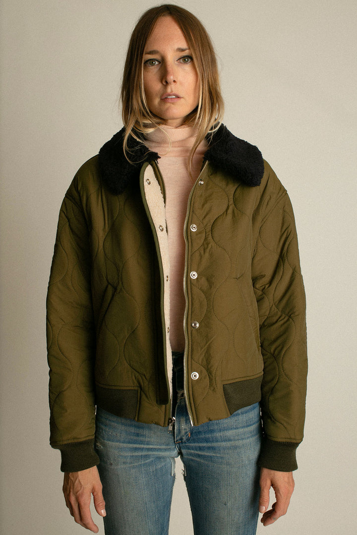 No.6 - Olive Landmark Jacket – BONA DRAG