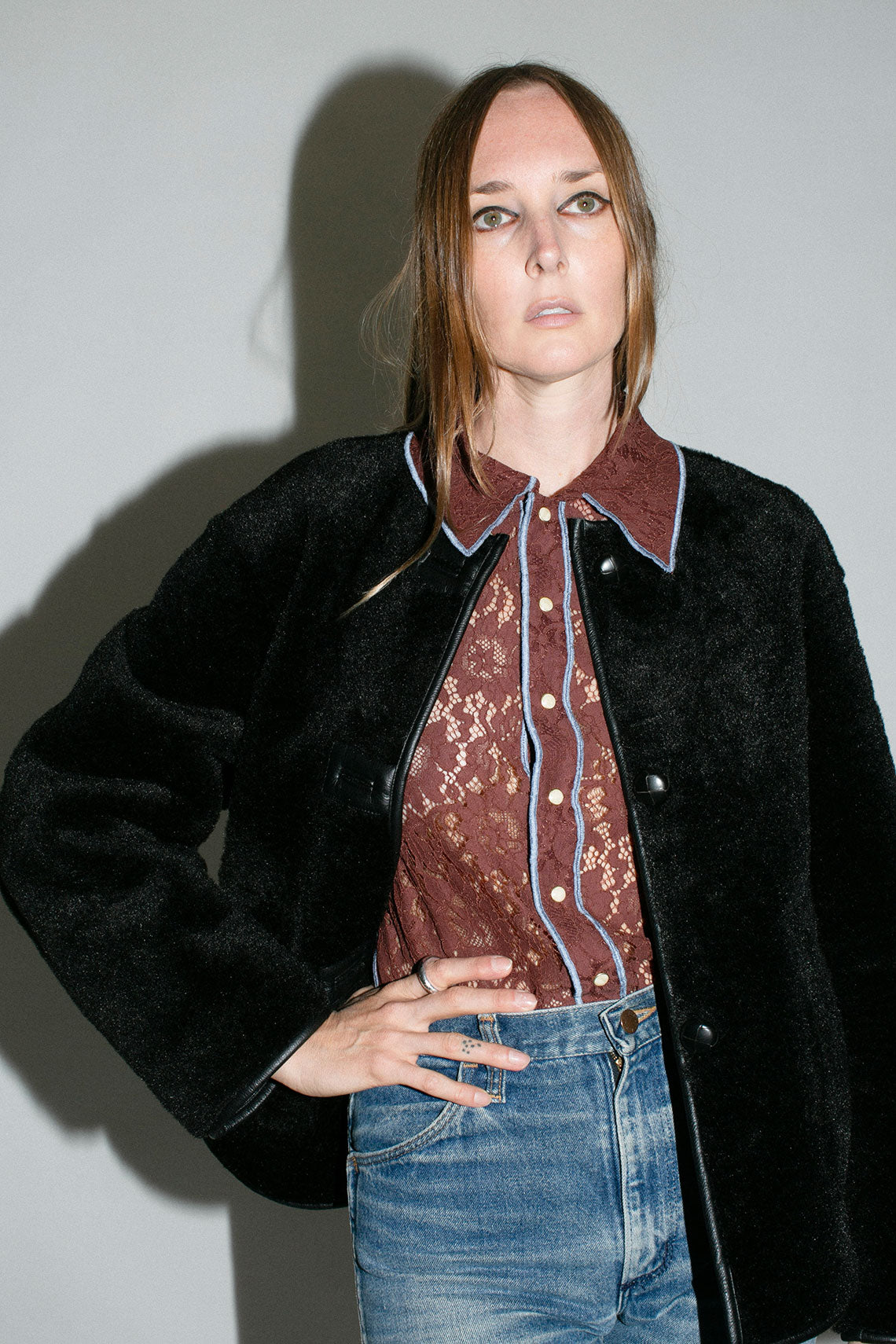 Chocolate Lace Anaise Top