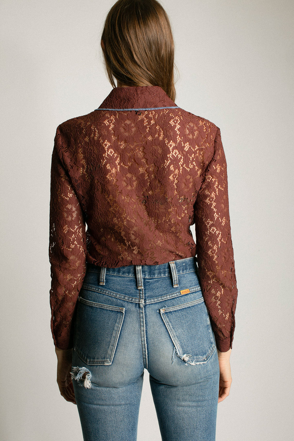 Chocolate Lace Anaise Top