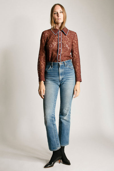 Chocolate Lace Anaise Top