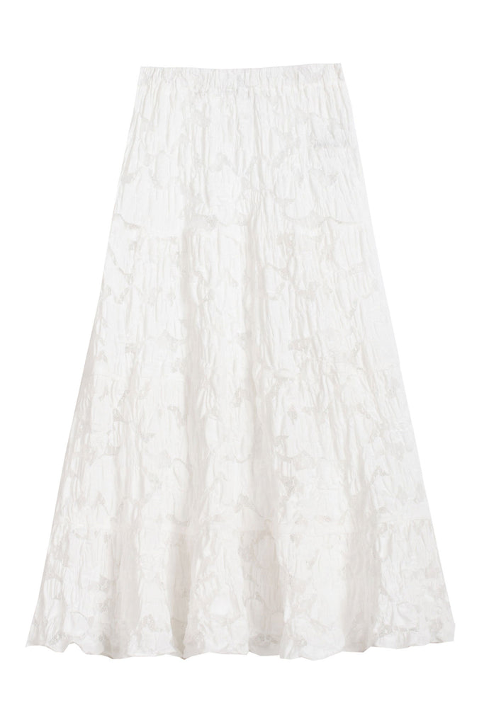 No.6 - White Lace Keren Skirt – BONA DRAG