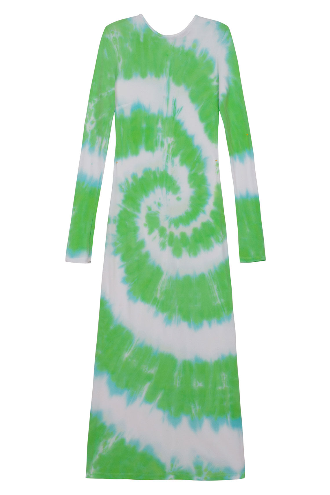 Lime Tie-Dye Dress