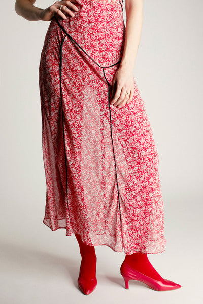 sachin and babi light blue dress Eve & Lola Maxi Chiffon  X  By Il Etait Une Fois