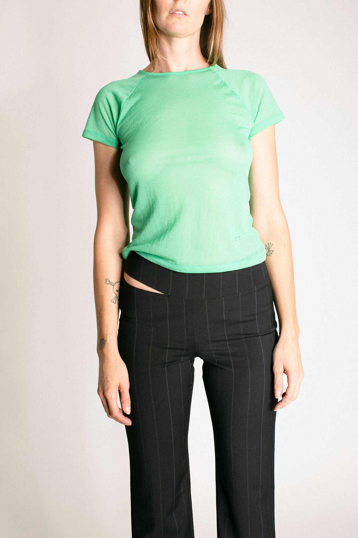 Navy Suit Stripe Saba Pant