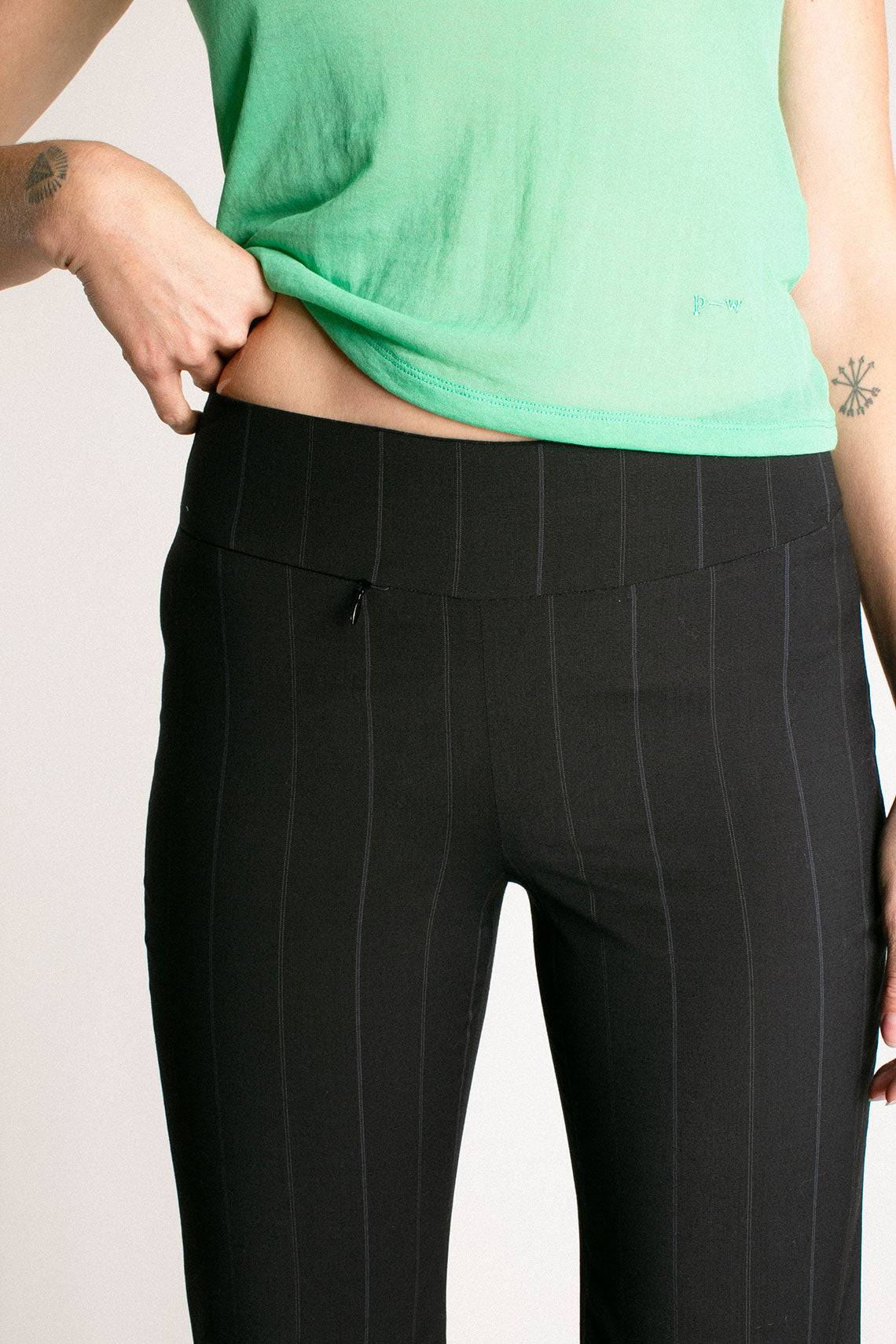 Navy Suit Stripe Saba Pant