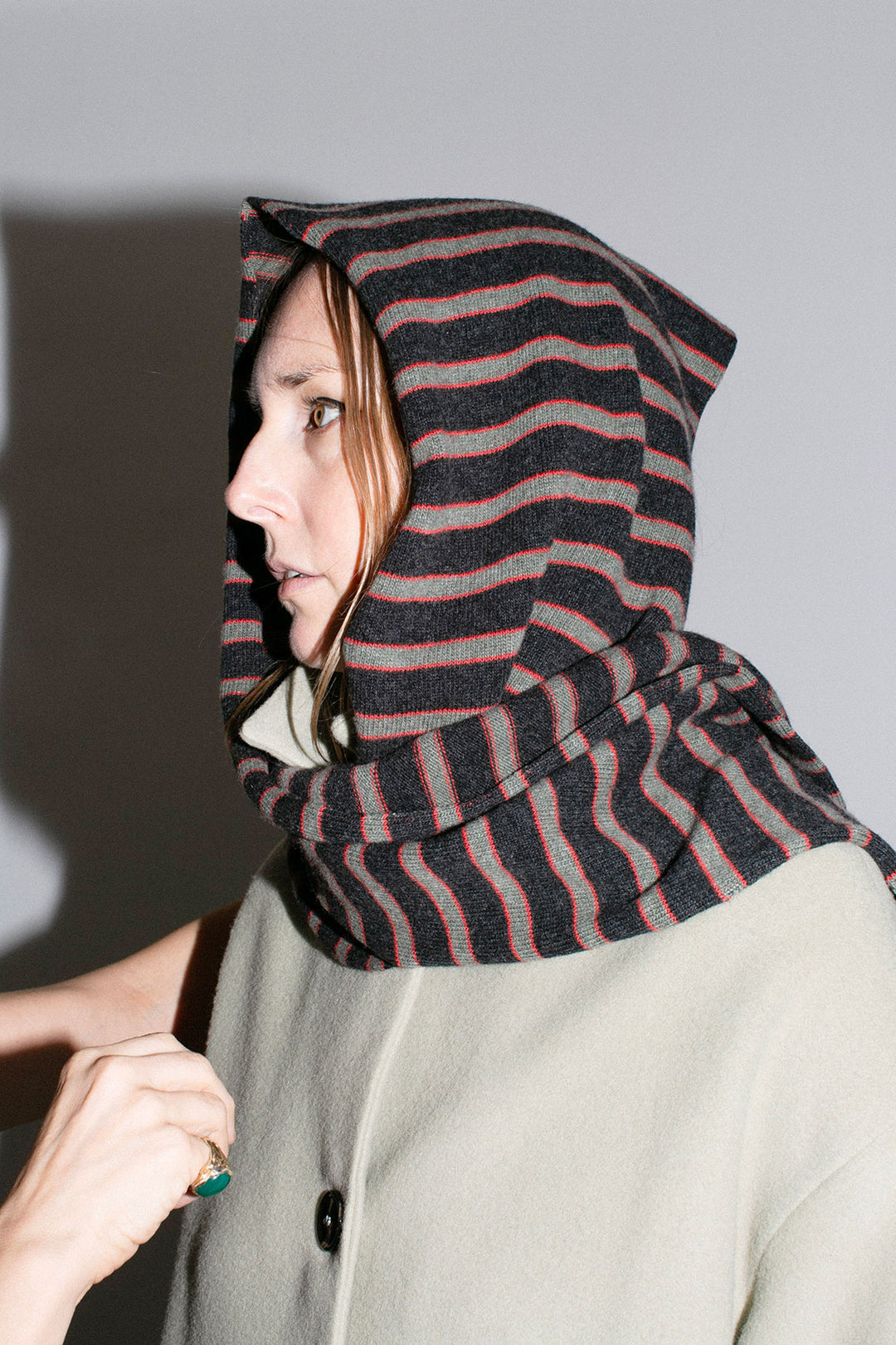 Paloma Wool - Grey Stripe Bela Scarf – BONA DRAG