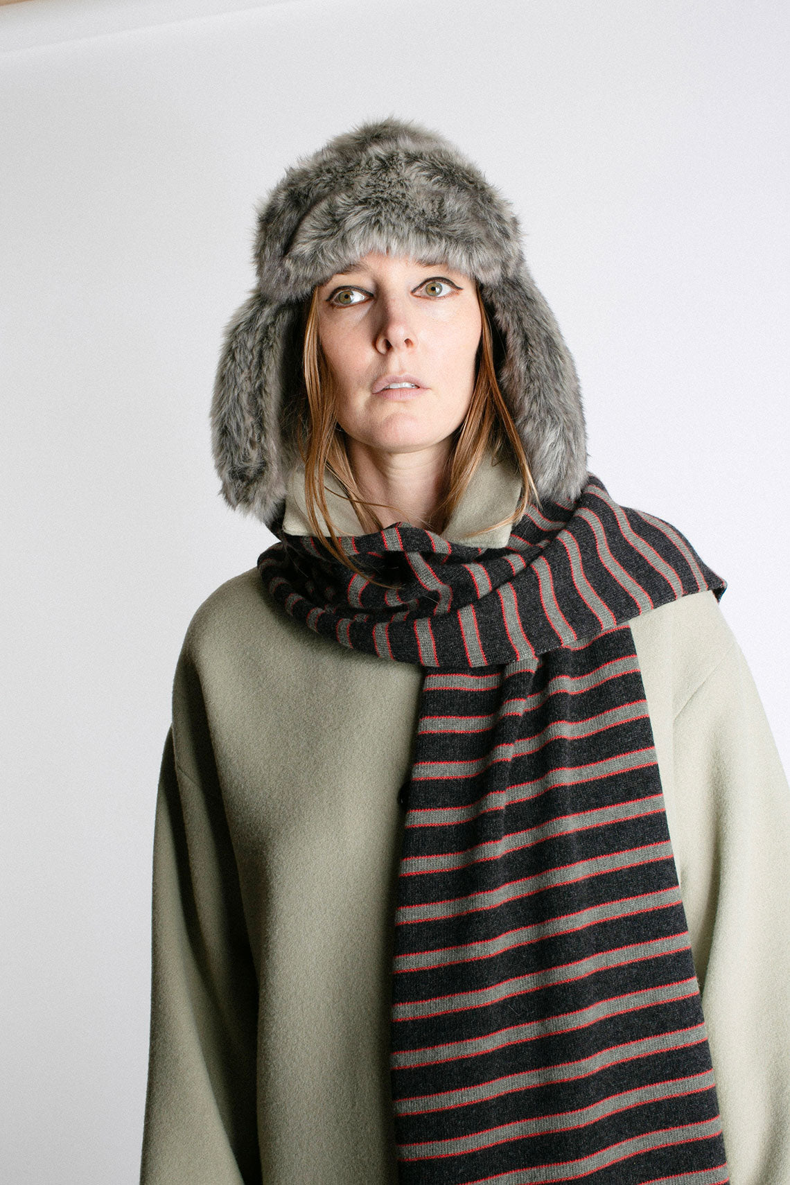 Paloma Wool - Grey Stripe Bela Scarf – BONA DRAG