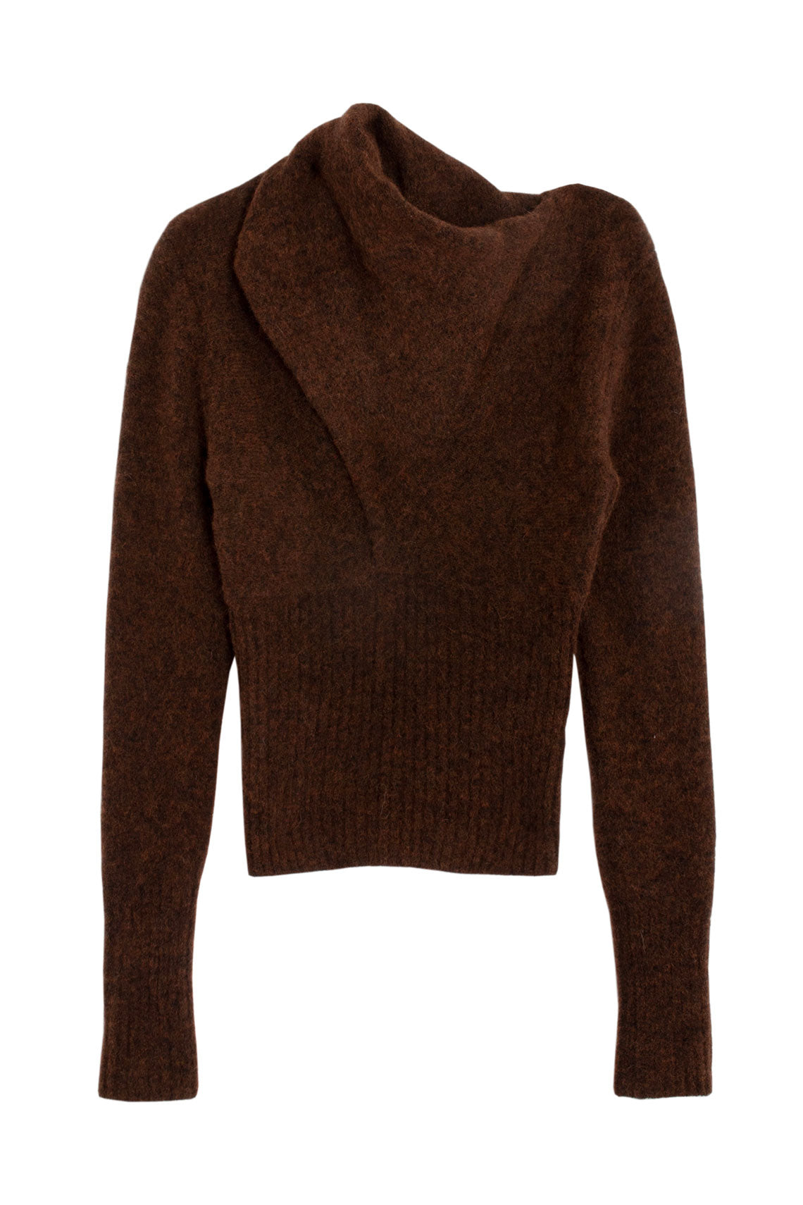 Brown Fico Knit Top