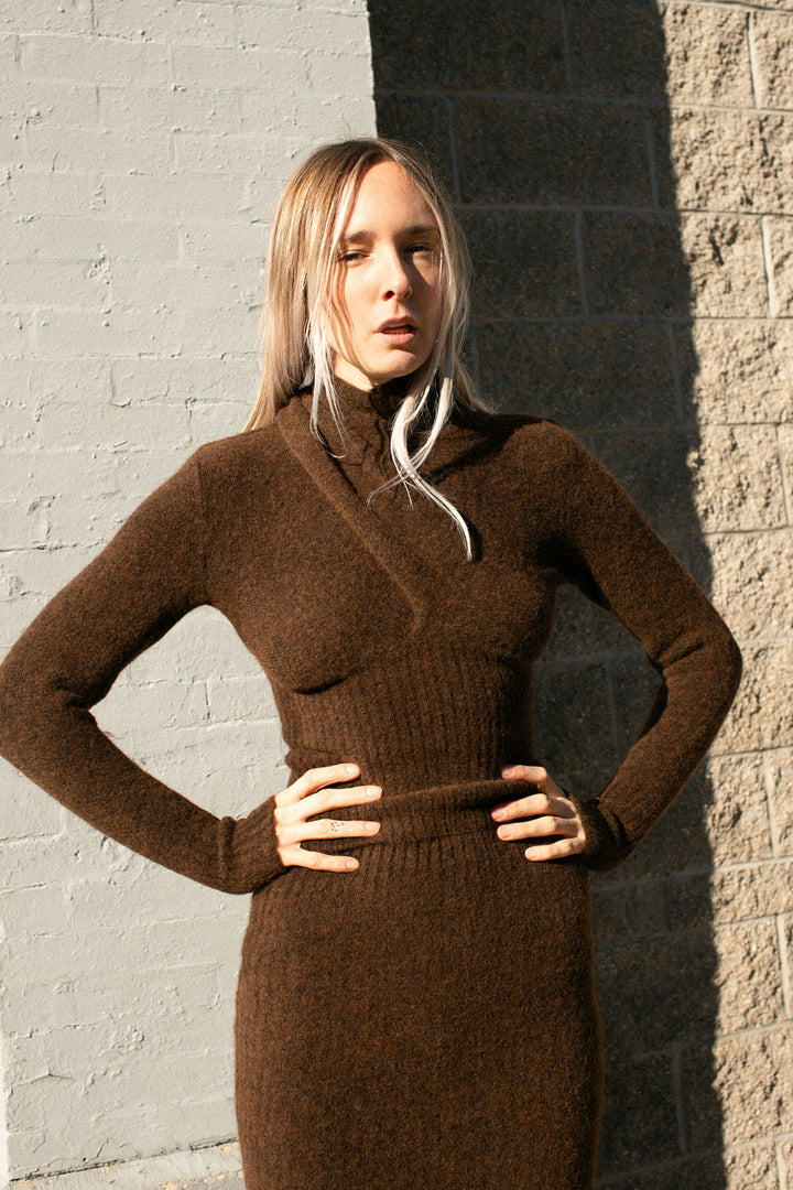 SALE 20% OFF - Paloma Wool - Brown Fico Knit Top – BONA DRAG