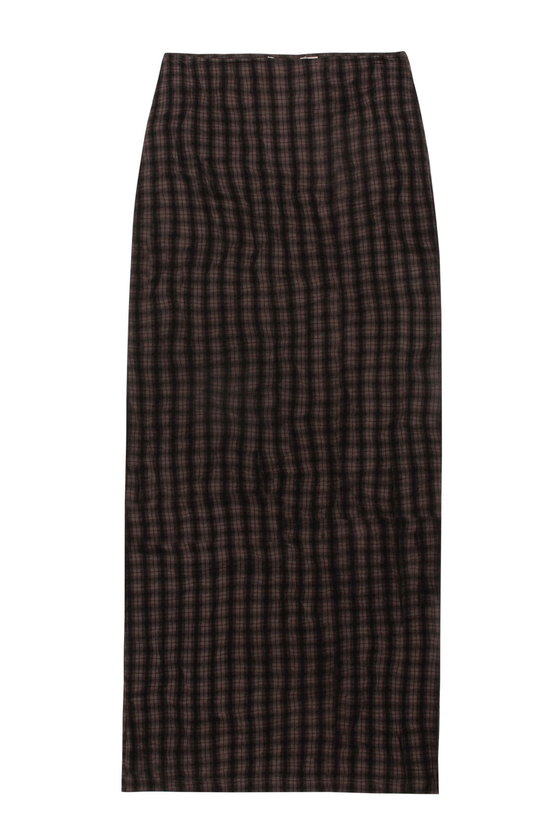 Dark Brown Raff Tube Skirt