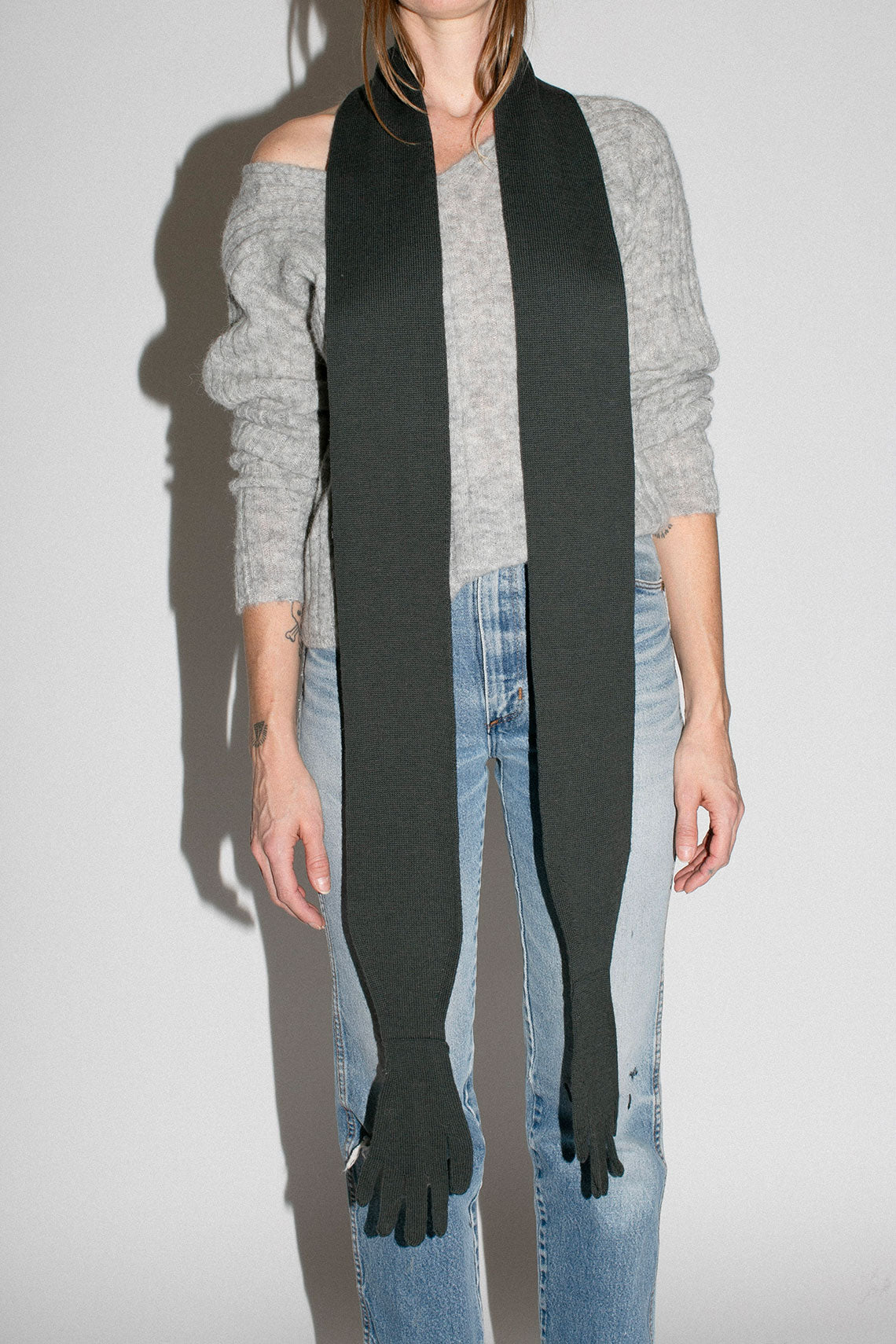 Paloma Wool - Dark Green Flauta Hand Scarf – BONA DRAG
