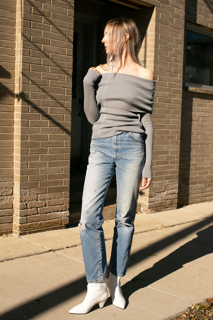 Paloma Wool - Grey Palmer Sweater – BONA DRAG