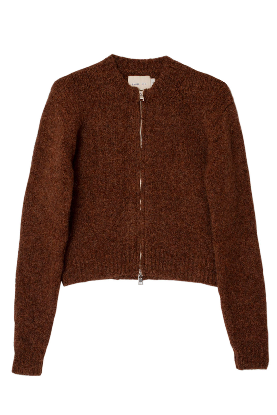 paloma wool ブラウン ロゴカーディガン Paloma Wool - Brown Hasta Luego Zip – BONA DRAG