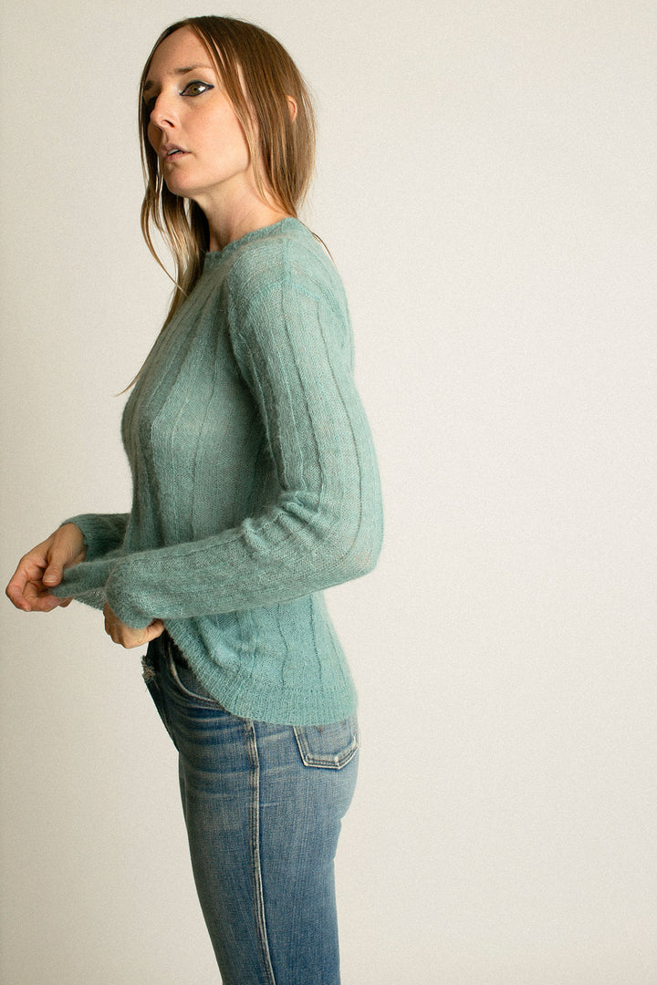 palomawool ニット Paloma Wool + Cero Partial Zip Pullover – Green