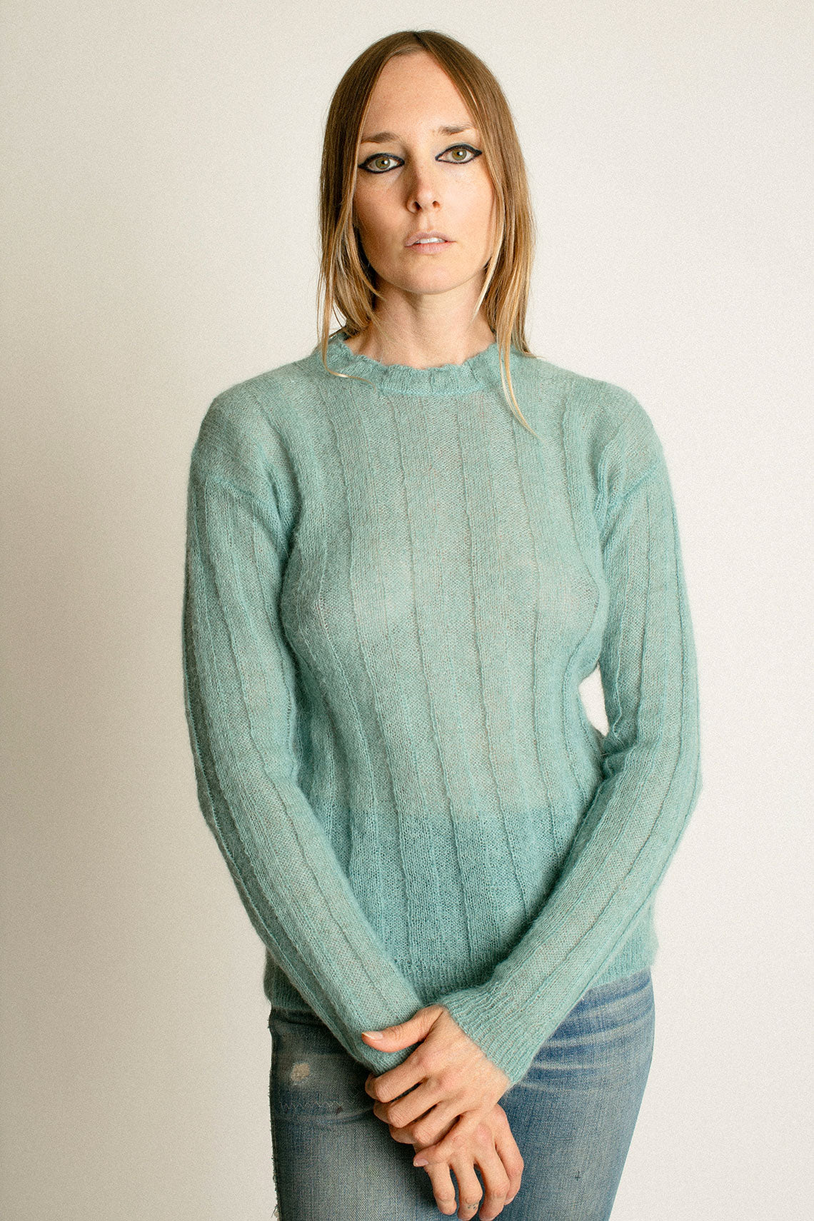 Pale Green Campi Knit