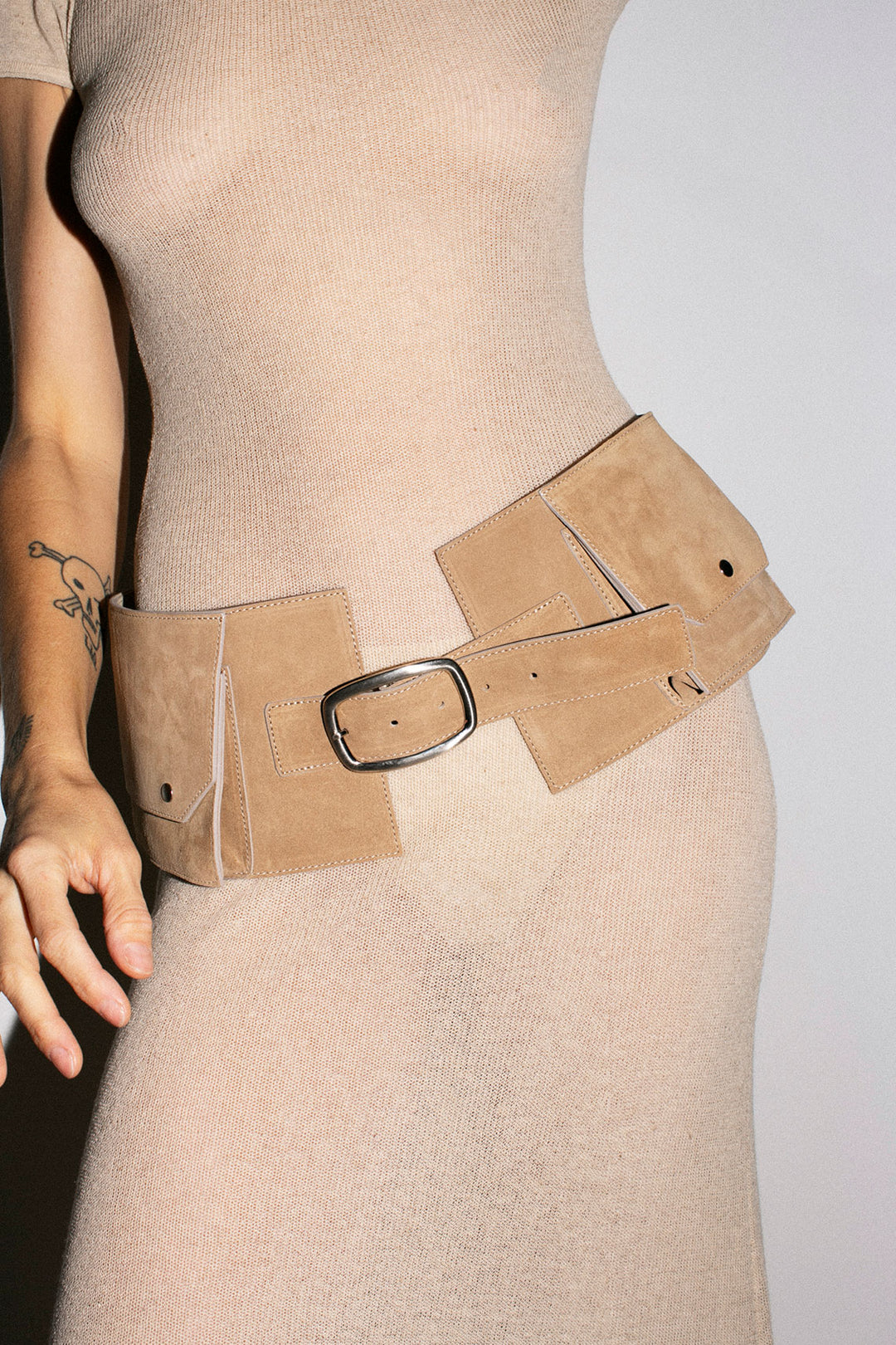 Paloma Wool - Sand Suede Nelson Belt – BONA DRAG