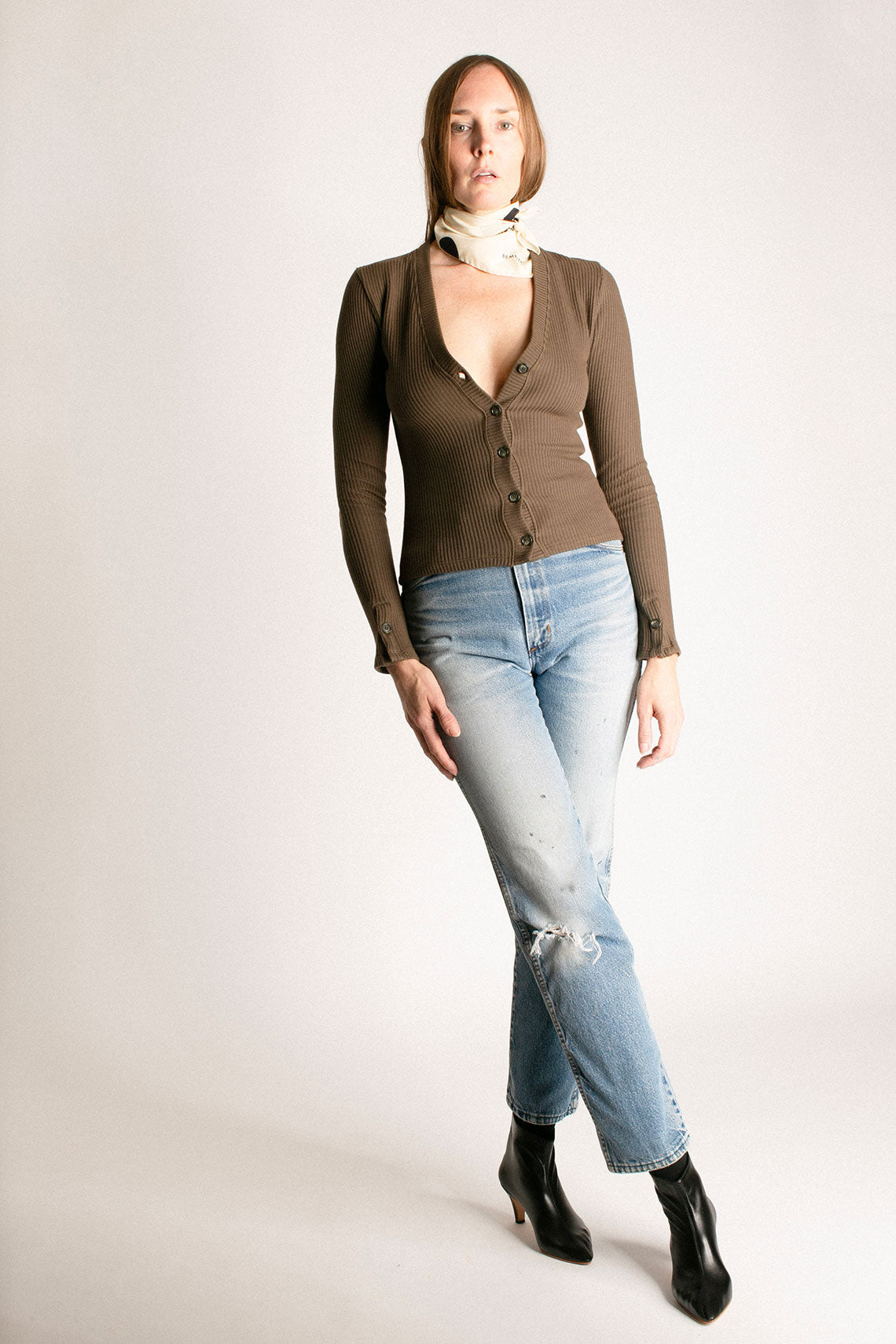 Brune Cassatt Rib Cardigan