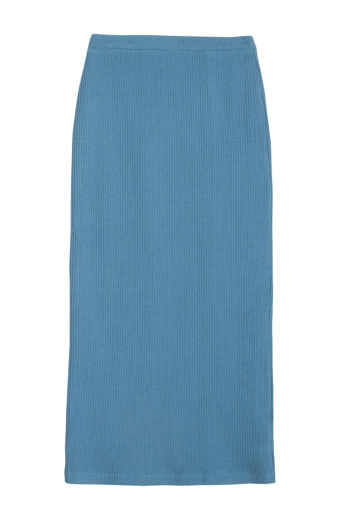 Slate Blue Worley Rib Skirt