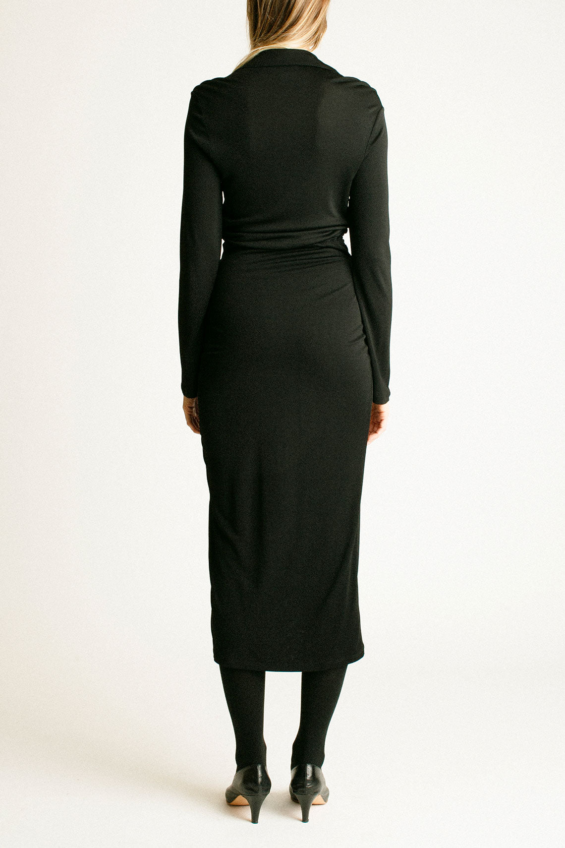Slinky Shirt Dress | Black, L Slinky Shirt Dress | Black, L