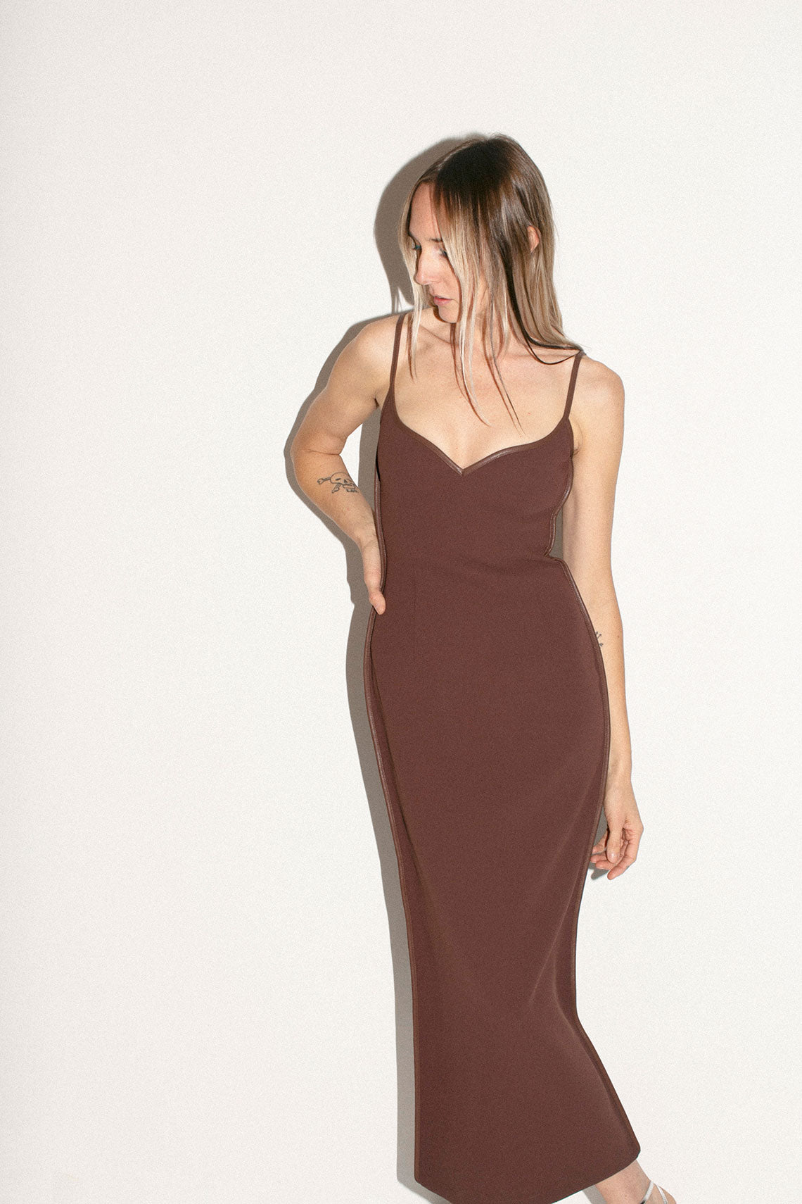 Paris Georgia Heart Dress in Chocolate Chocolate / XS Paris Georgia Heart Dress in Chocolate Chocolate / XS
