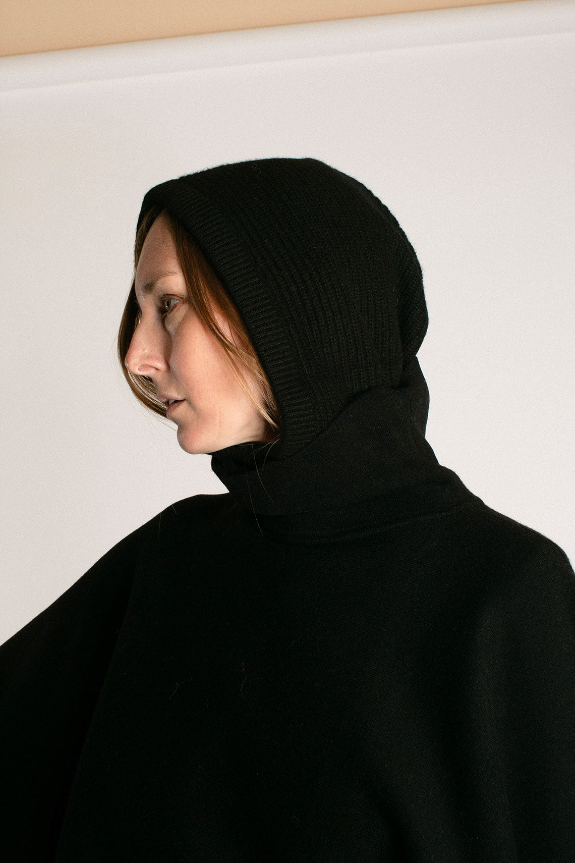 Black Cashmere Balaclava