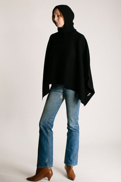 Black Cashmere Balaclava