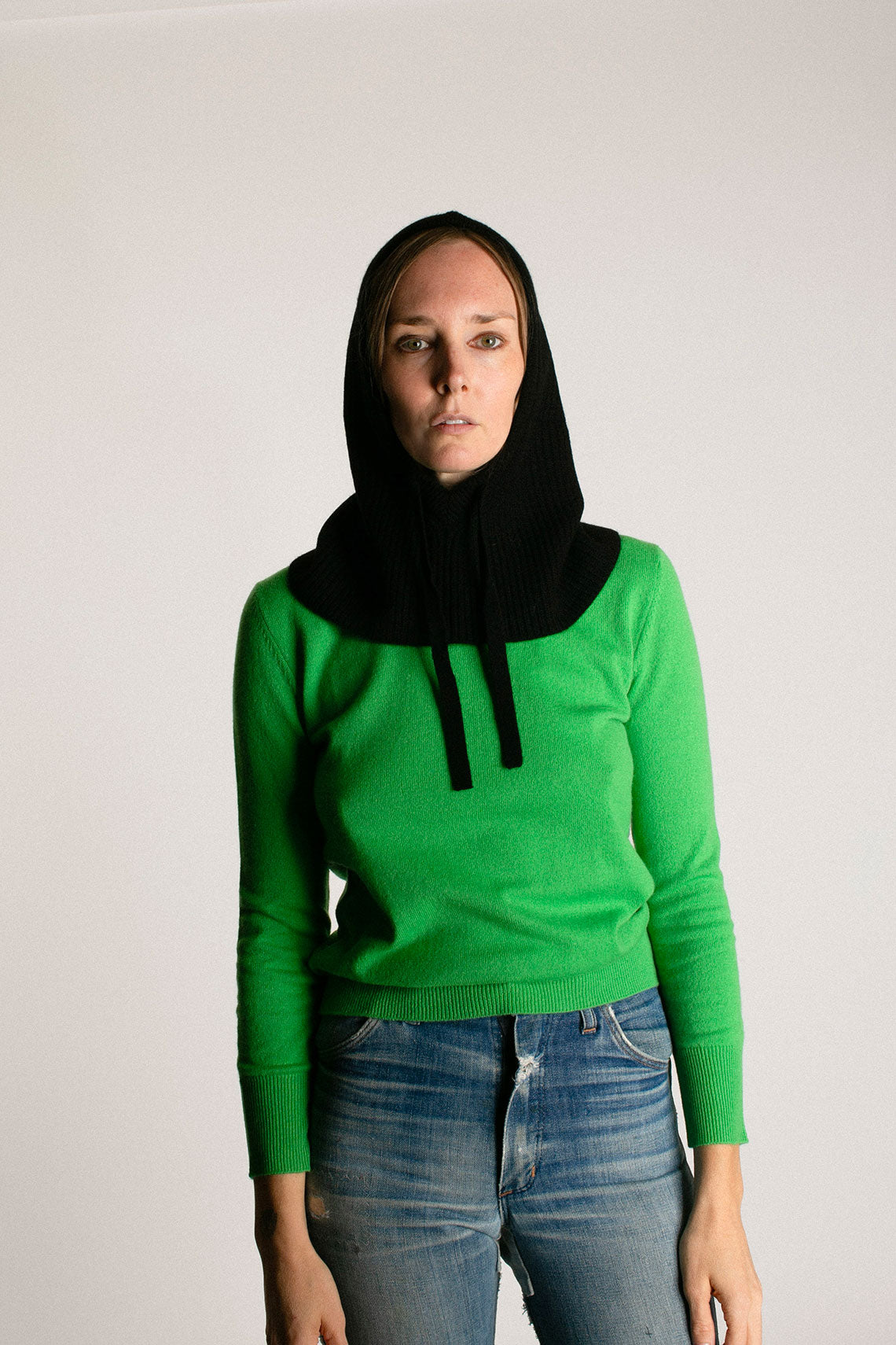 Black Cashmere Balaclava